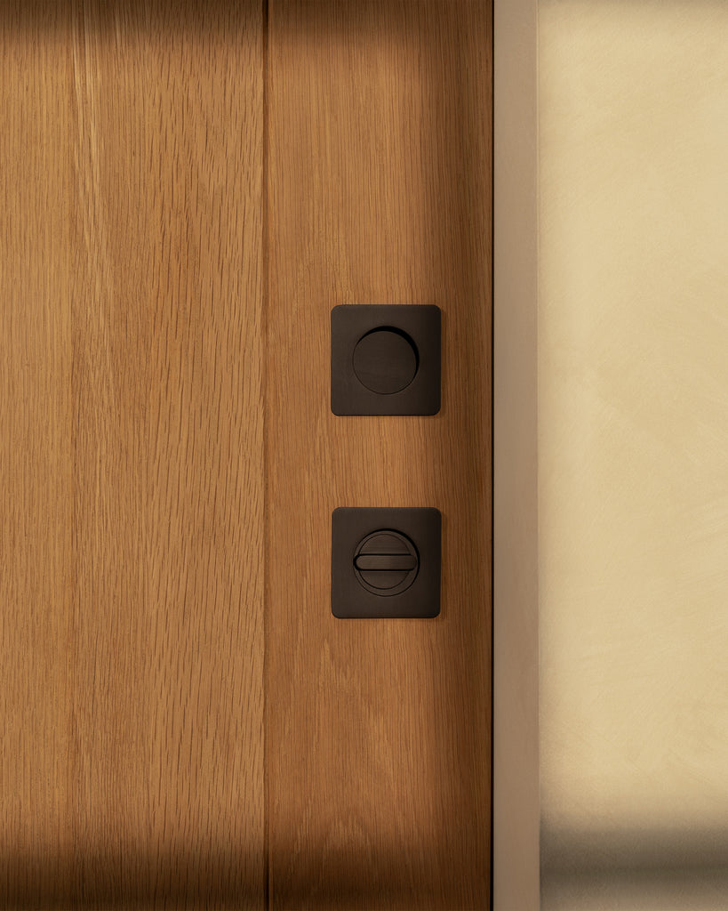 Regent Recessed Small Pull Bronze Door furniture Hardware