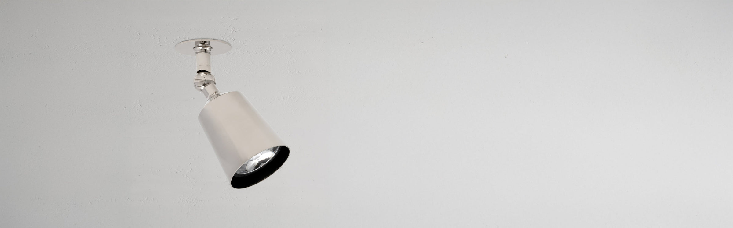 Polished nickel spotlights