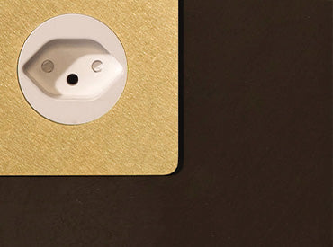 Antique brass