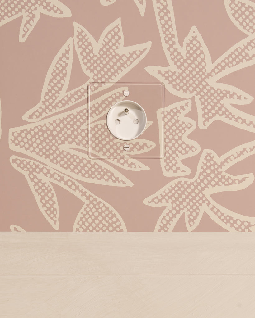 Kew Single French/Belgian Type E Socket Clear White | Sockets & Modules
