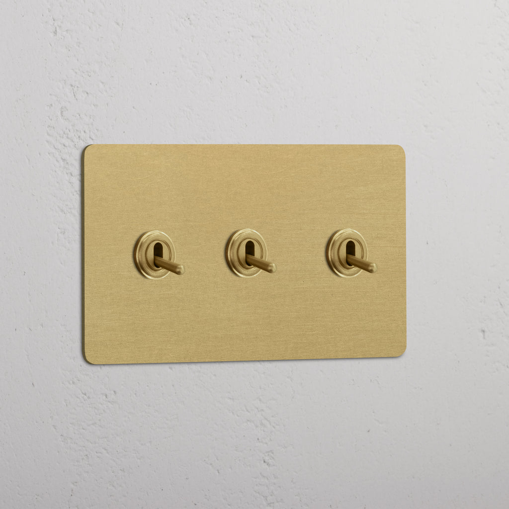 💡 Interruptores Dolly De Latón Antiguo - Palanca 2 Vías E Intermedios (G&H Brassware)