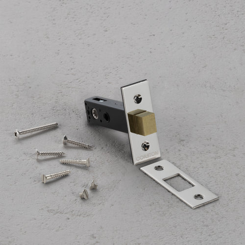 Tubular Lock 60mm – Polished Nickel