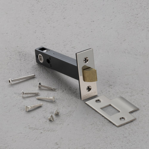 Tubular Latch 100mm – Polished Nickel