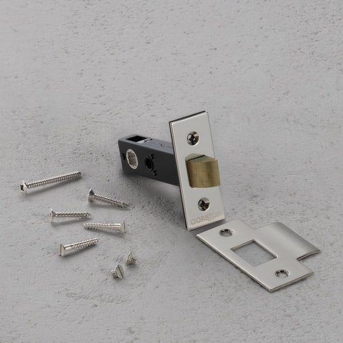 Tubular Latch 60mm – Polished Nickel